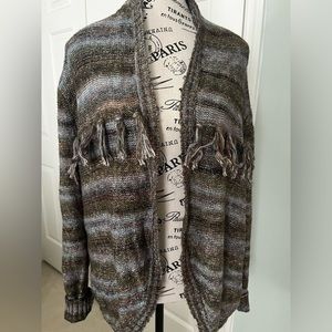 Cato EST 1846 brand - Cardigan Fringe Sweater XL
